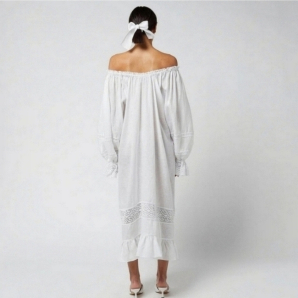 Sleeper Paloma 100% linen midi dress - Picture 8 of 15
